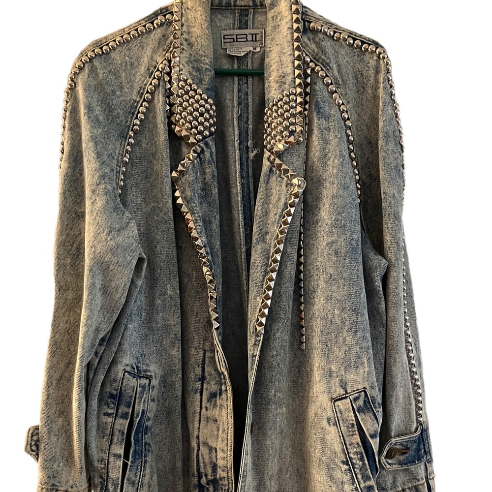 Women’s Studded Jean Jacket 1980s